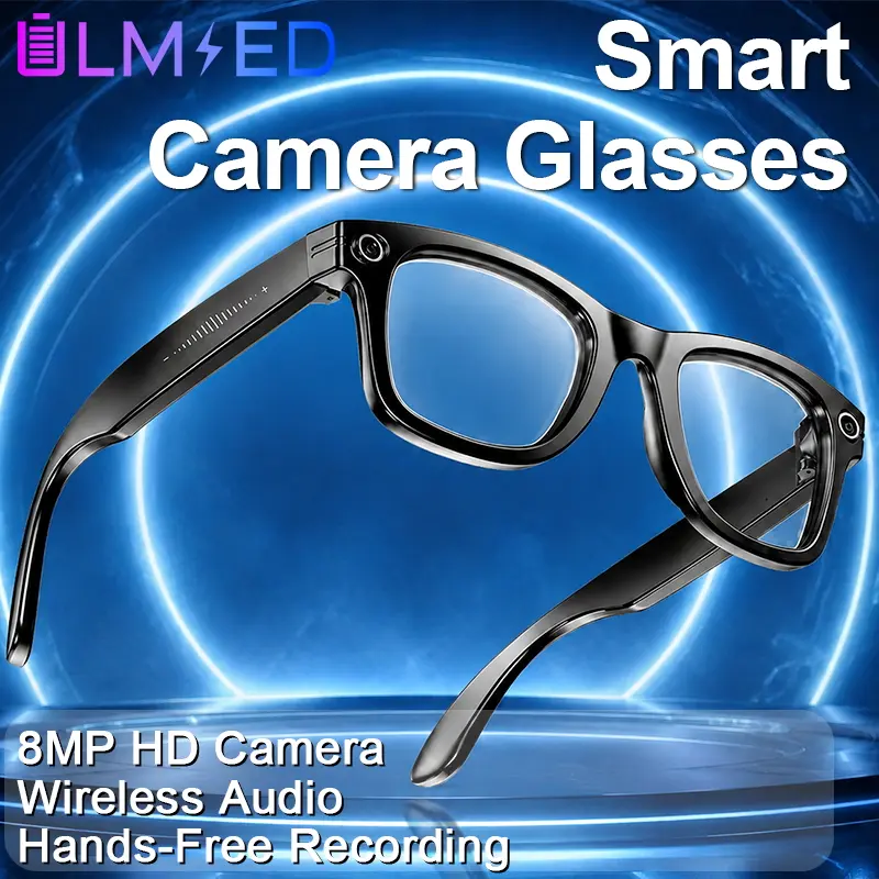 Bluetooth Smart Glasses with 8MP Camera
