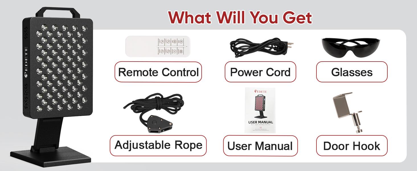 Red light panel positioning and mounting
