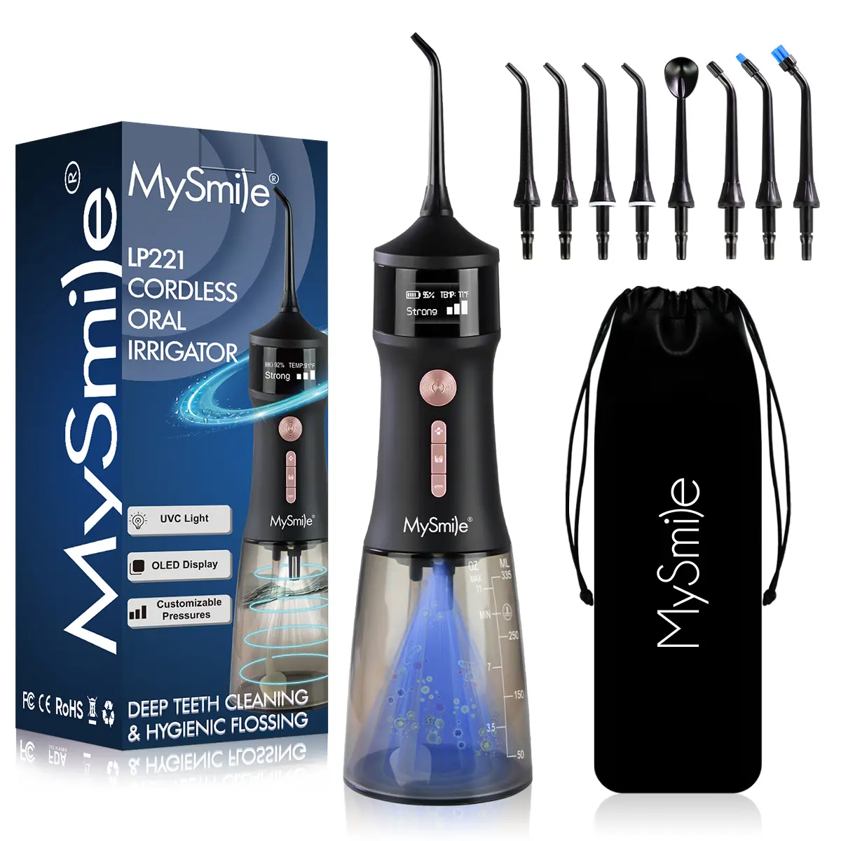 LP221 Cordless UVC Water Flosser