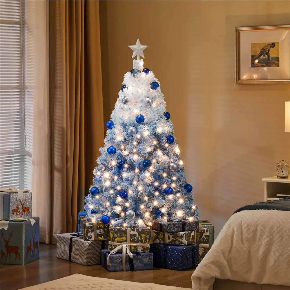 Artificial Christmas tree - Lake Blue Gradient-4.5FT