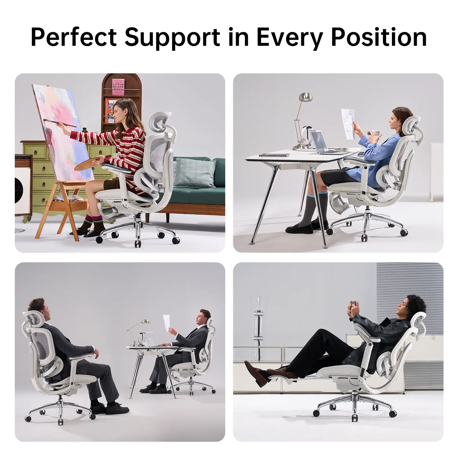 2026 Popular Ergonomic Office Chair - Breathable Mesh, Adjustable Support