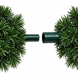 Male and female connectors for joining the tree sections