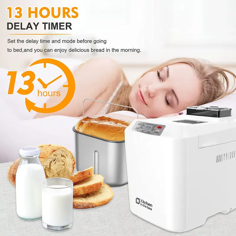 Automatic Bread Maker Machine, 12-in-1, 2LB