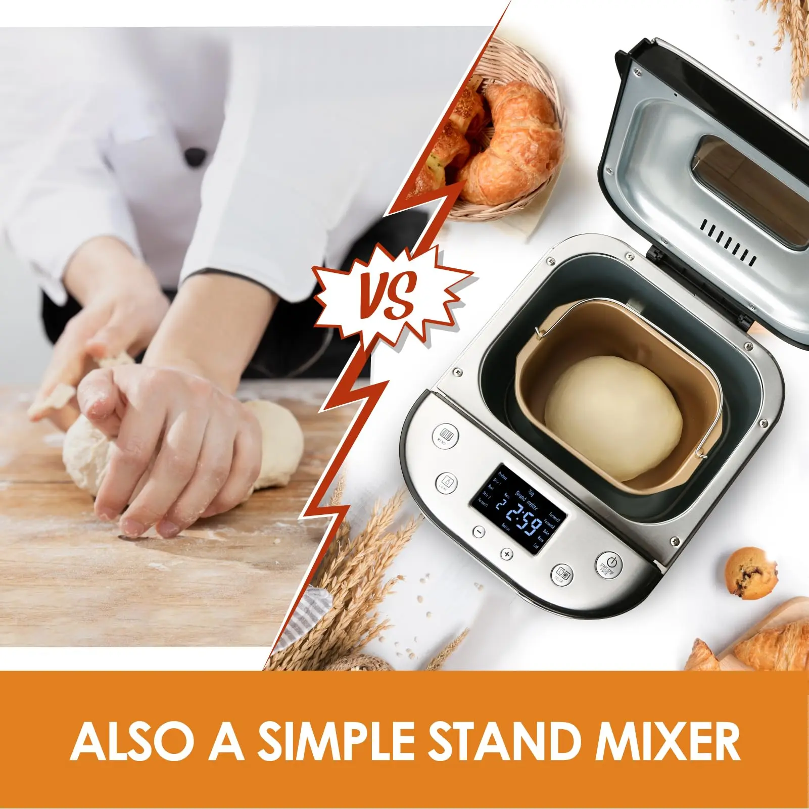 Automatic 15-program bread maker product image 6