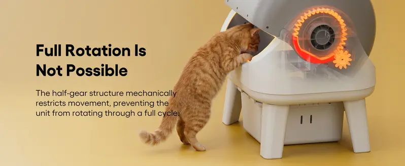 Litter box safety pedal