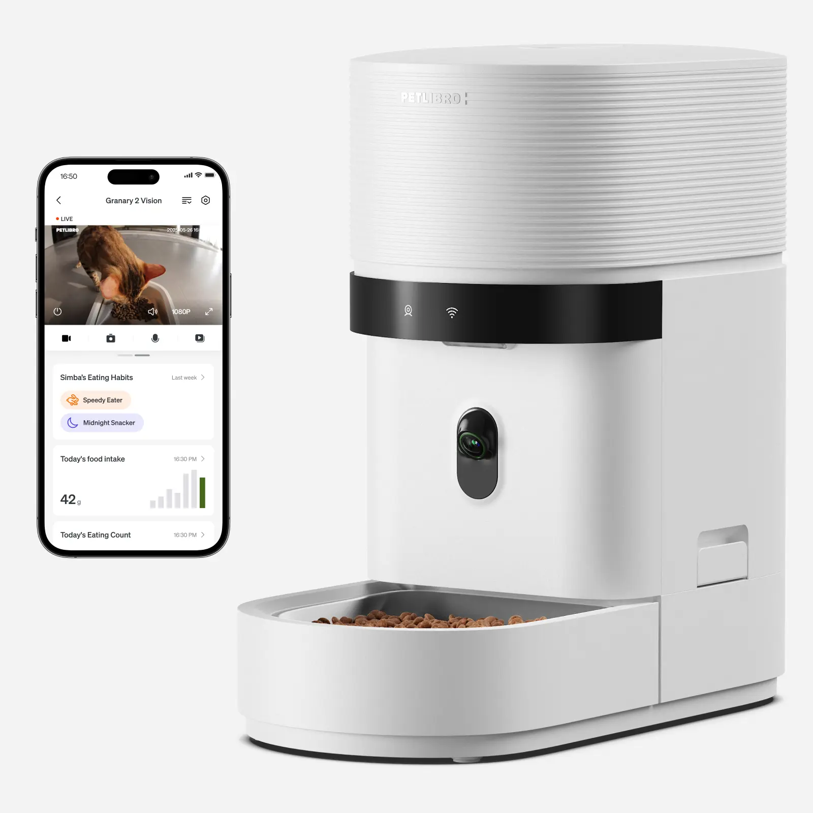 Smart automatic pet feeder