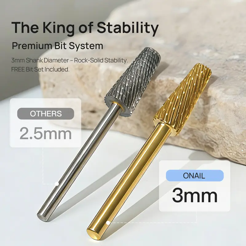 Onail Pro Max Nail Drill, Nail Products for DIY Manicures, 11.1V 2150mAh Rechargeable with Batteries