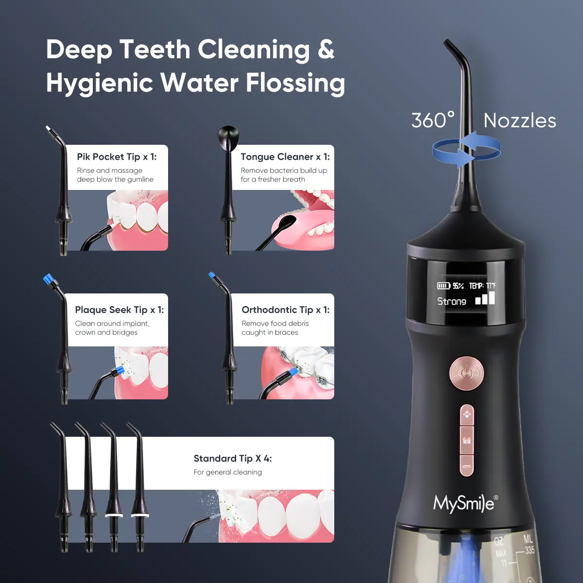 LP221 Cordless UVC Water Flosser