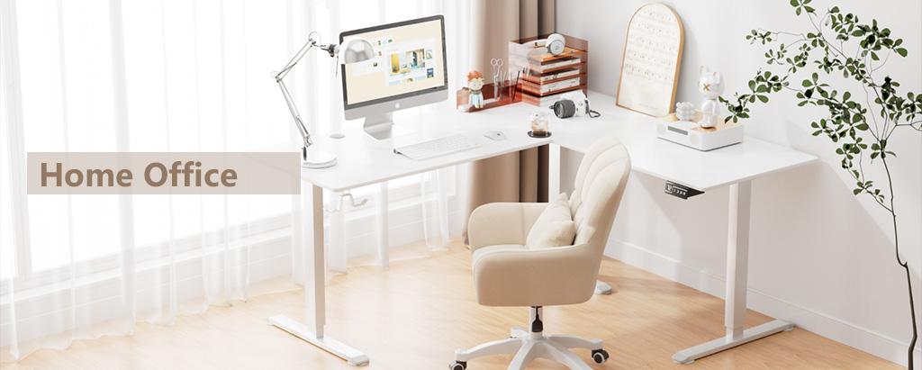 Furmax L-shaped electric standing desk
