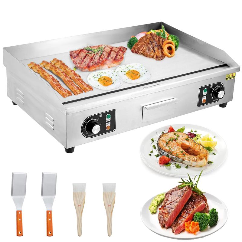 Commercial Electric Griddle 14–30 in 1500W–3000W Stainless