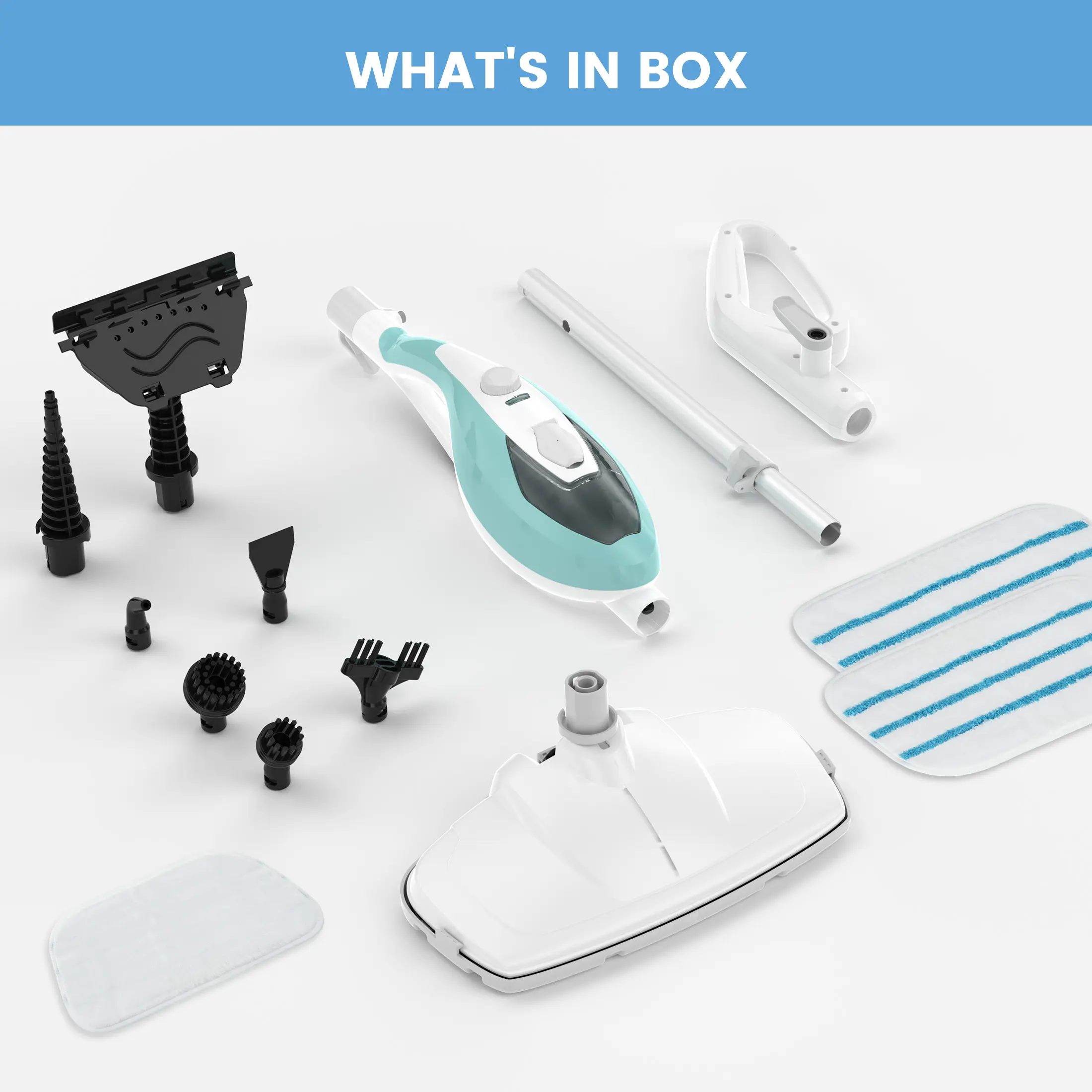 Reusable steam mop pads