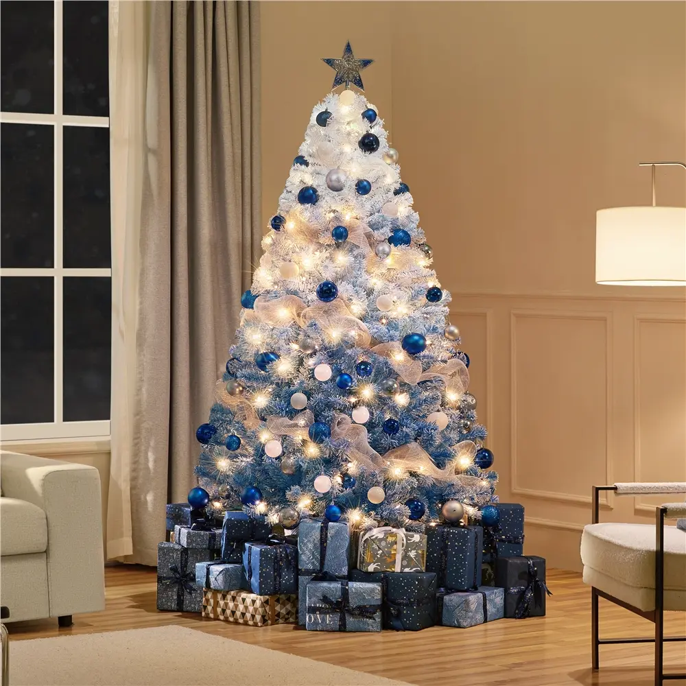 Artificial Christmas tree - Lake Blue Gradient-6FT