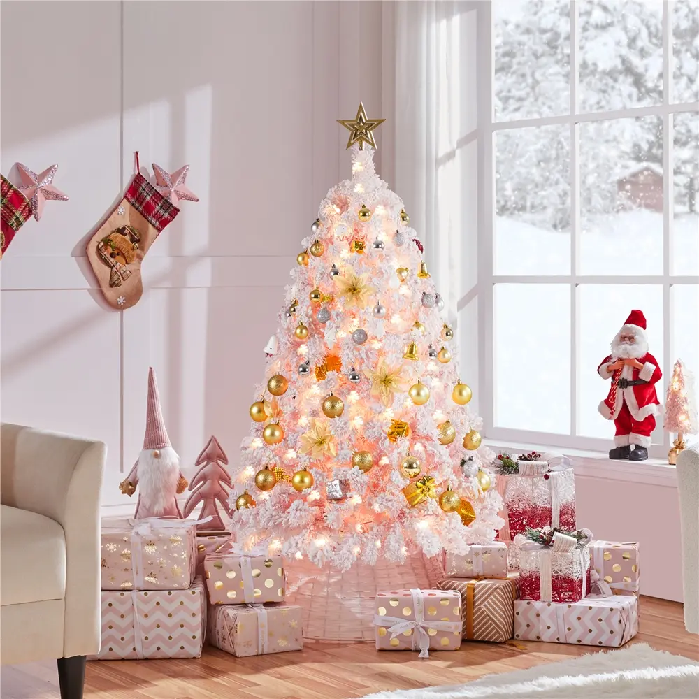 Artificial Christmas tree - Pink-4.5FT