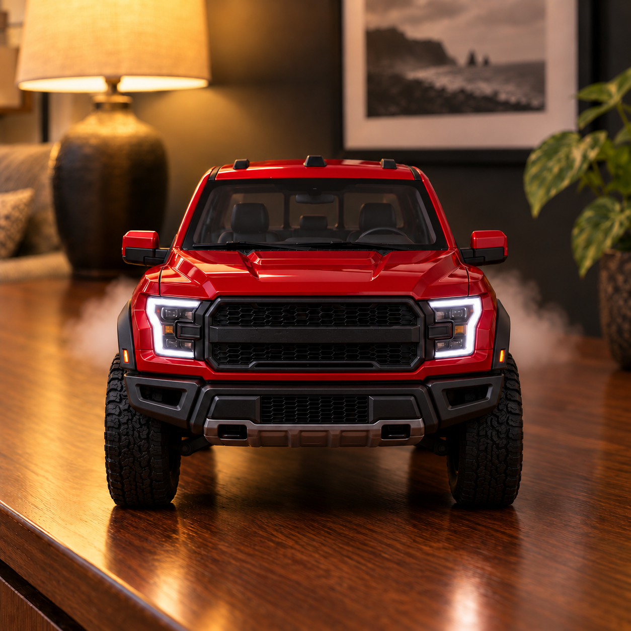 Red Raptor - front view