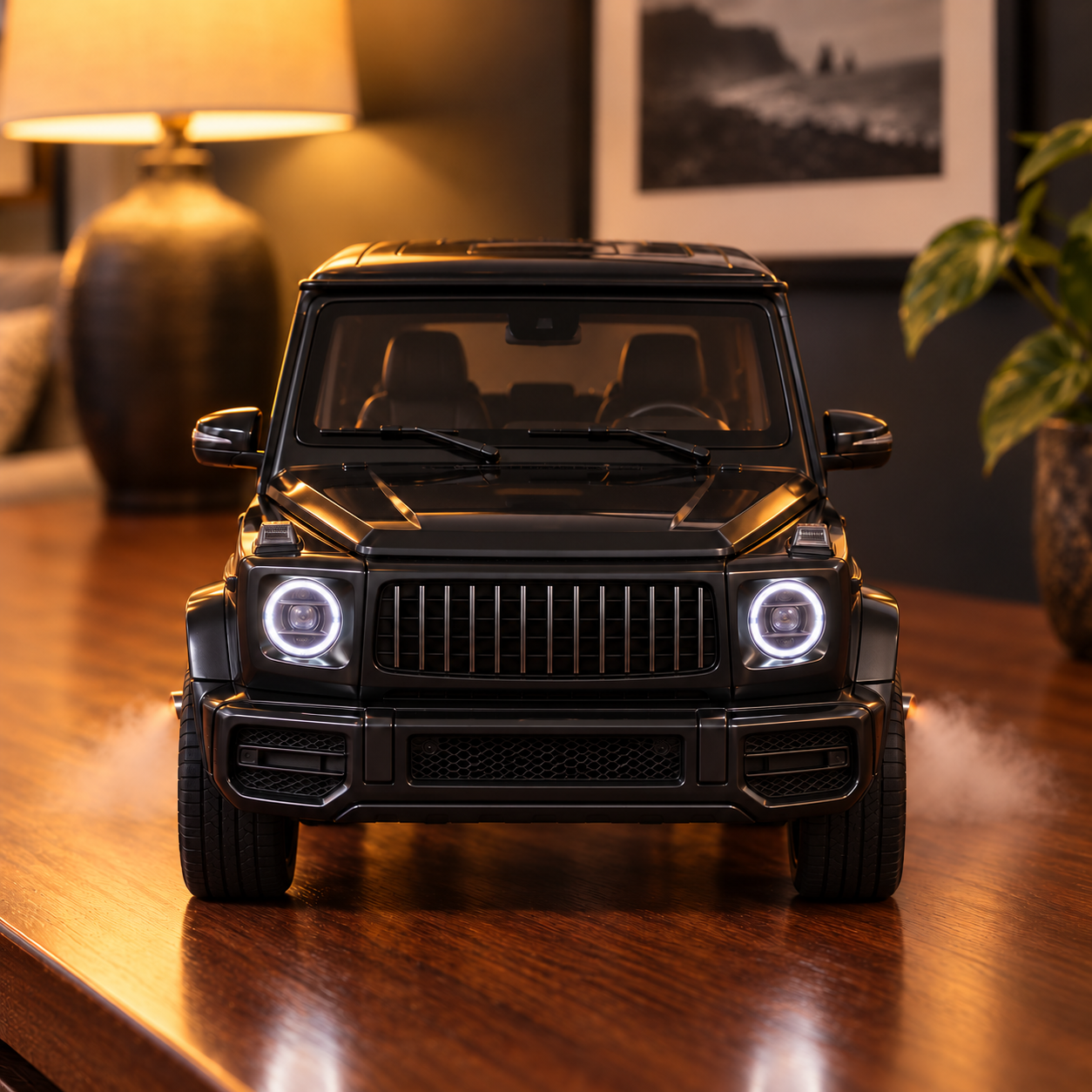 Black G-Wagon - front view