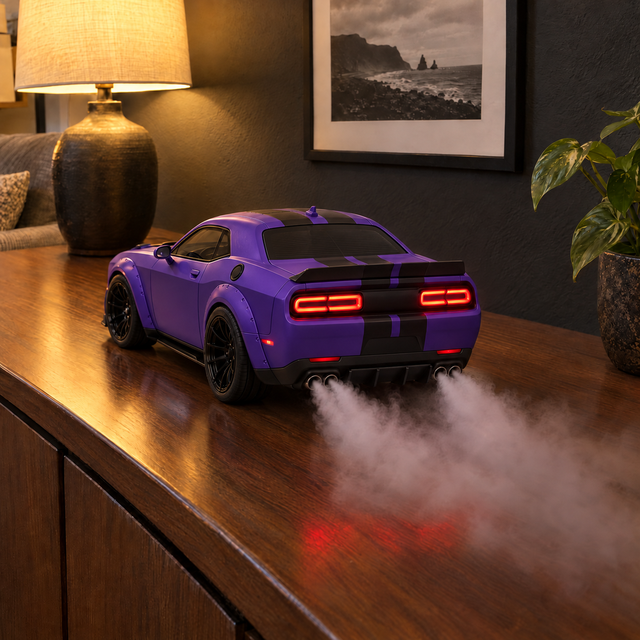 Purple Hellcat - rear view