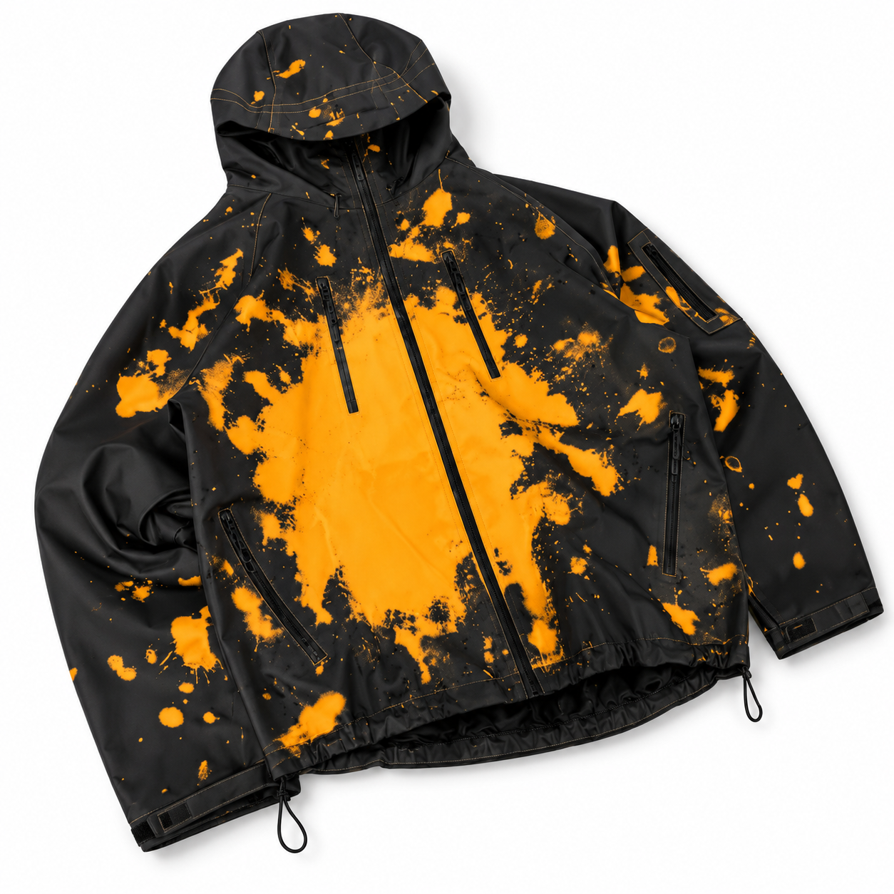 Blaze Orange snow-reactive jacket product view