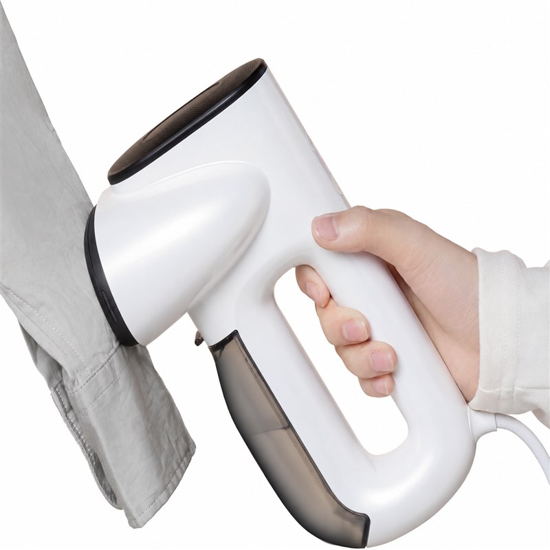 Vacuum garment steamer — logo removed