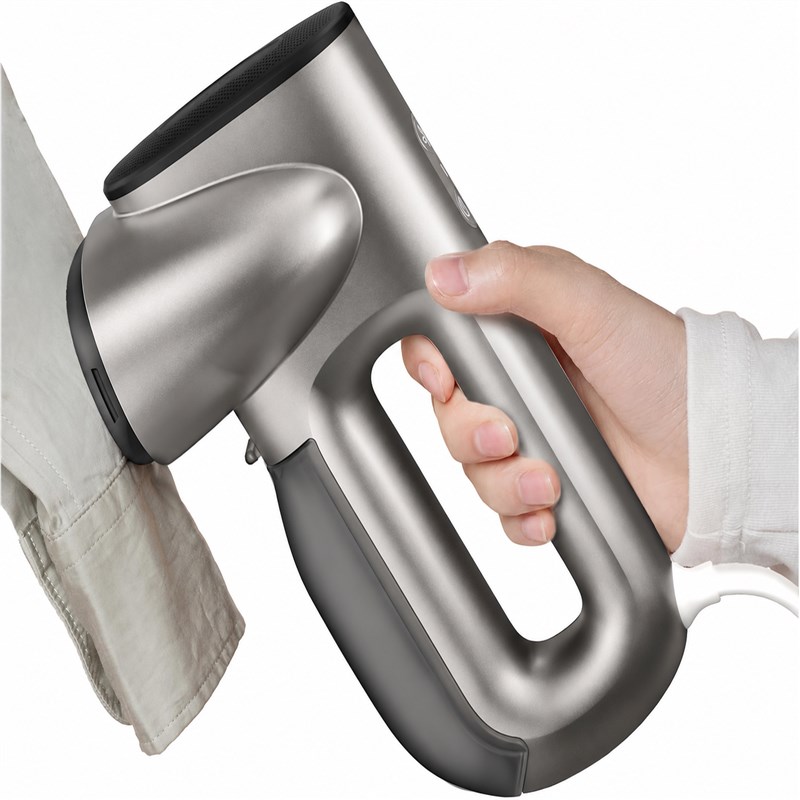 Vacuum garment steamer — logo removed