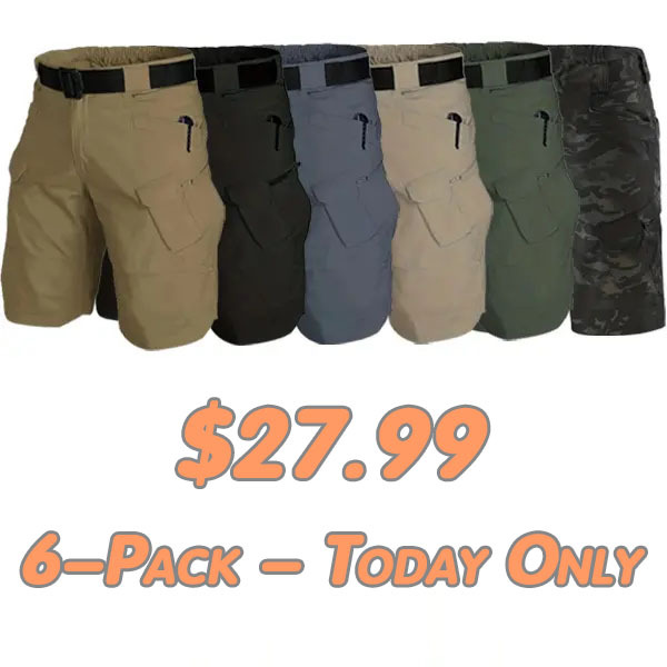 Waterproof, durable outdoor leisure shorts