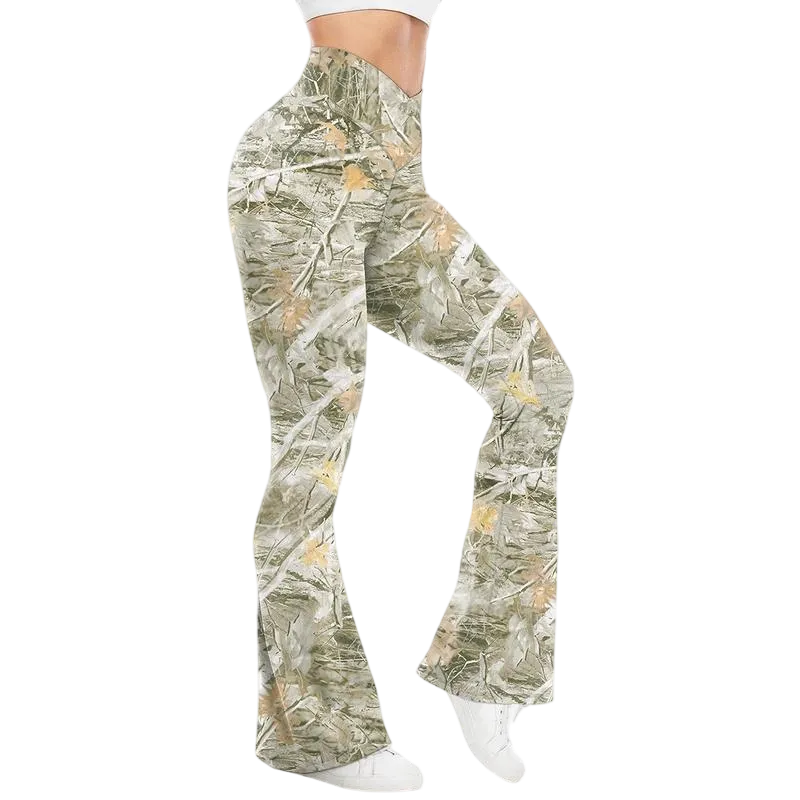 🔥Last Day 95% OFF🔥Women's Crossover High-Waist Wide Leg Yoga Pants
