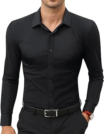 Men's Stretch Button-Down Shirt