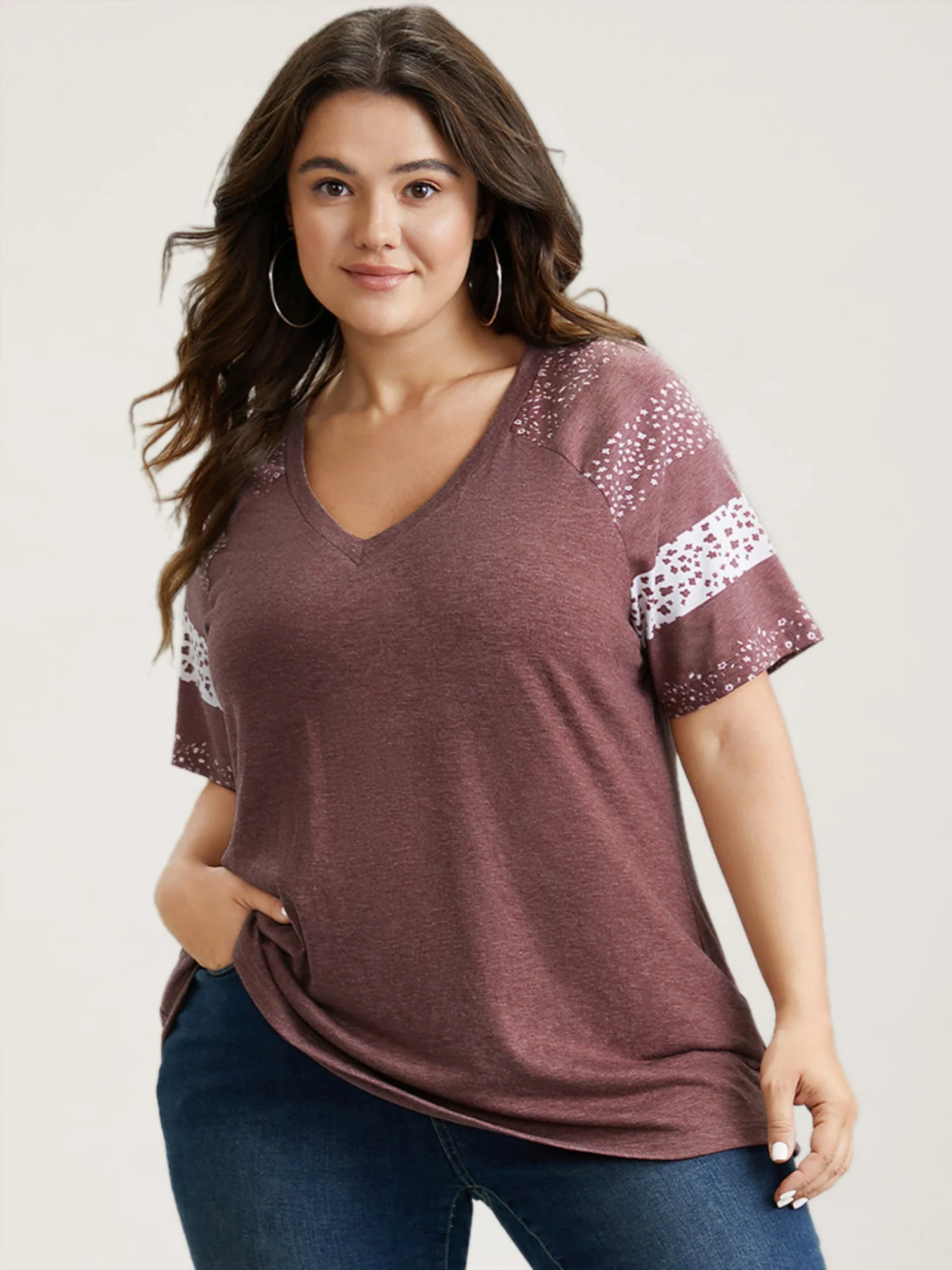 13-pack of Loose-fitting cotton sport T-Shirts with a Variety of Colorblock Prints