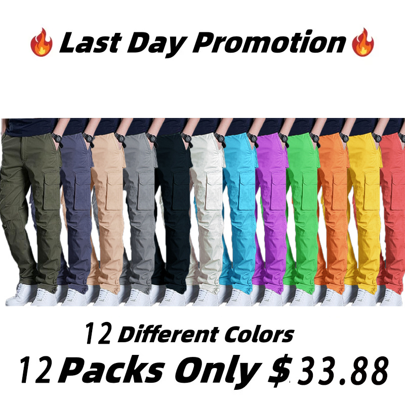 💝Last day promotion! Men's Durable Waterproof Multi-Pocket Work Pants