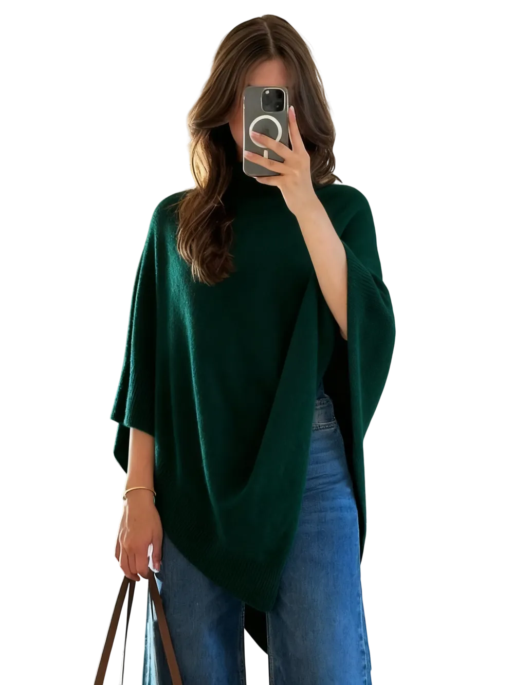 Women's Plain Loose Elegant Fashion Sweater Shawl