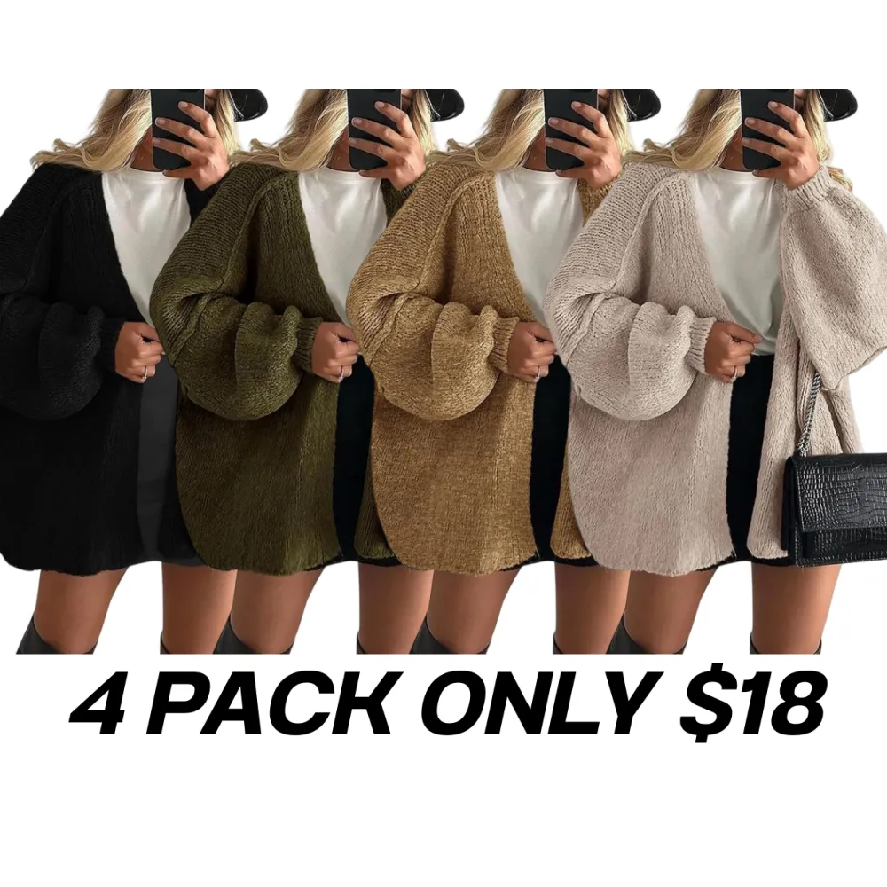🔥Last Day 95% OFF🔥Women's Oversized Cardigan Sweater