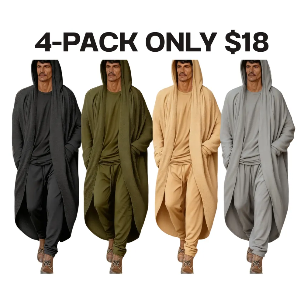Men‘s Cozy Quiet Luxury 3-Piece Set