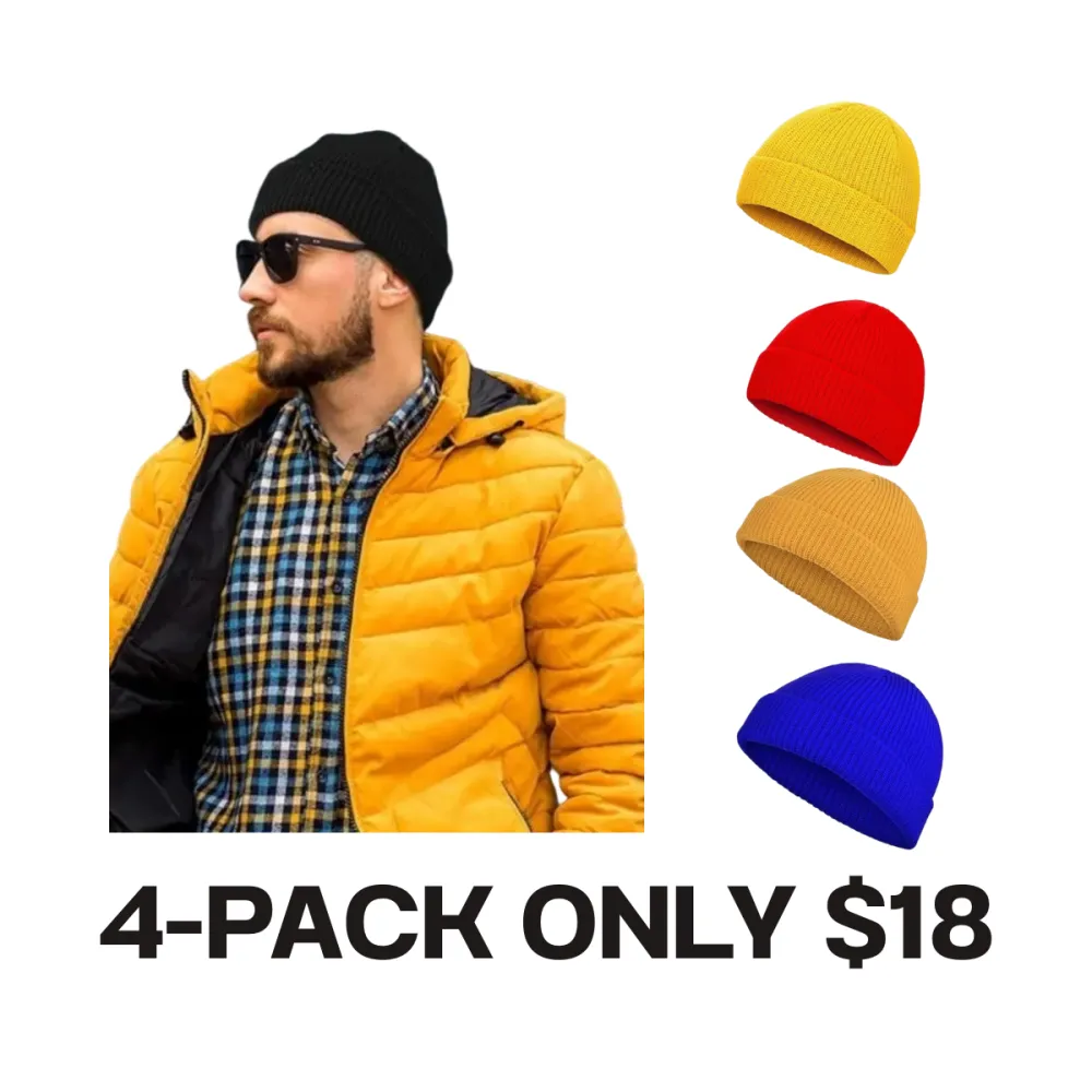 Men‘s Short Knit Cuff Hat