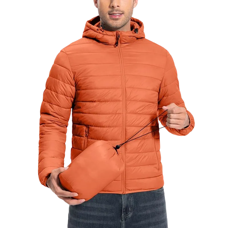 Men's Lightweight Packable Insulated Puffer Jacket