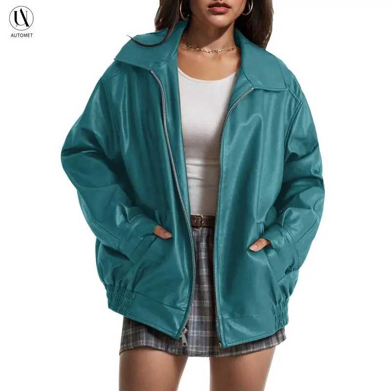 ⏰ CHRISTMAS HOT SALE! -🧥WOMEN'S FAUX SUEDE MOTORCYCLE JACKET OVERSIZED COAT FOR FALL & WINTER🔥FINAL DAY CLEARANCE!🛒