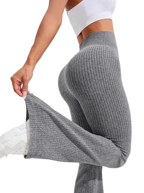 Women's Solid High Waist Sports Leggings