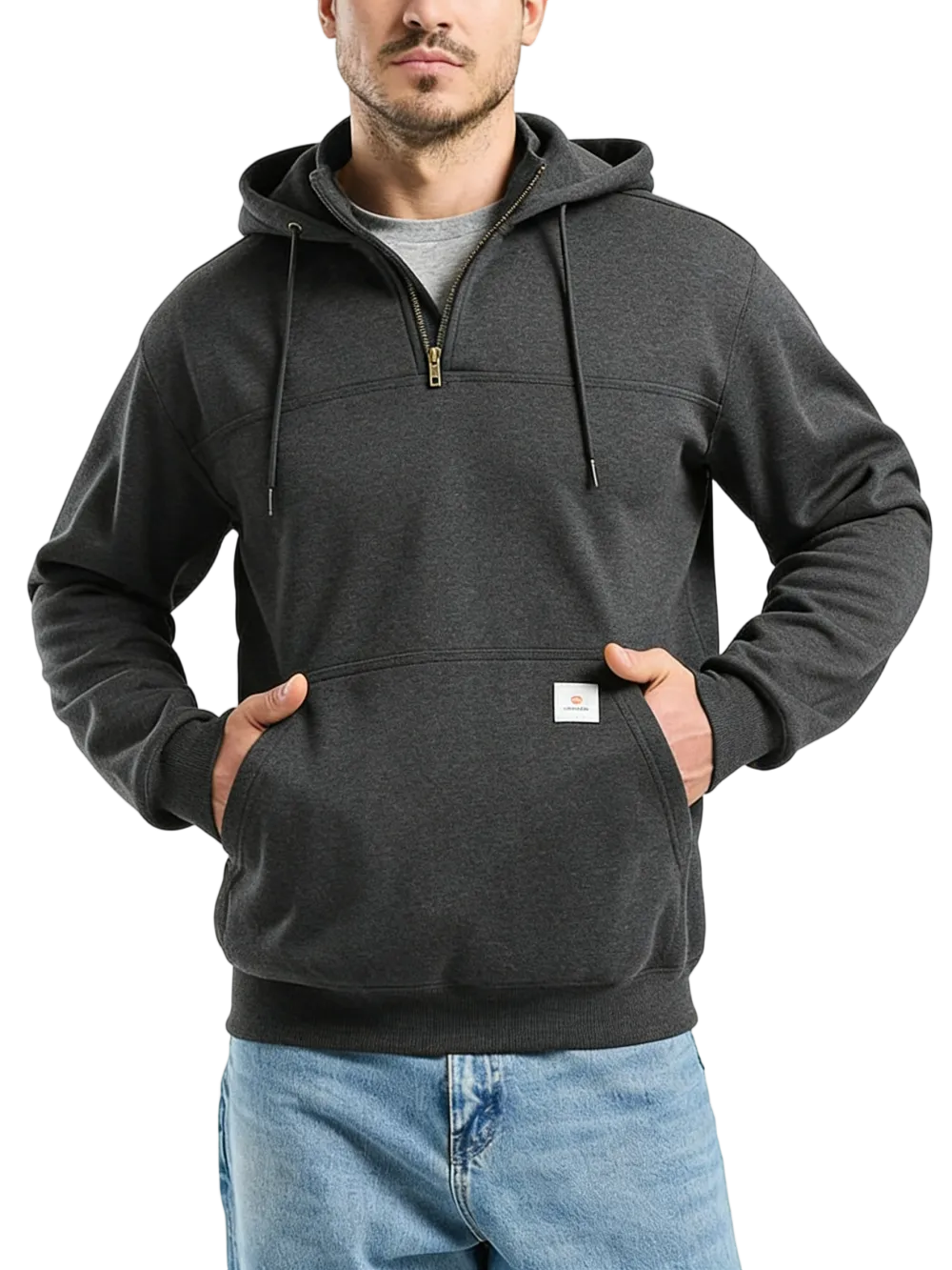 🔥Last Day 95% OFF🔥Men’s Water-Resistant Fleece Work Hoodie