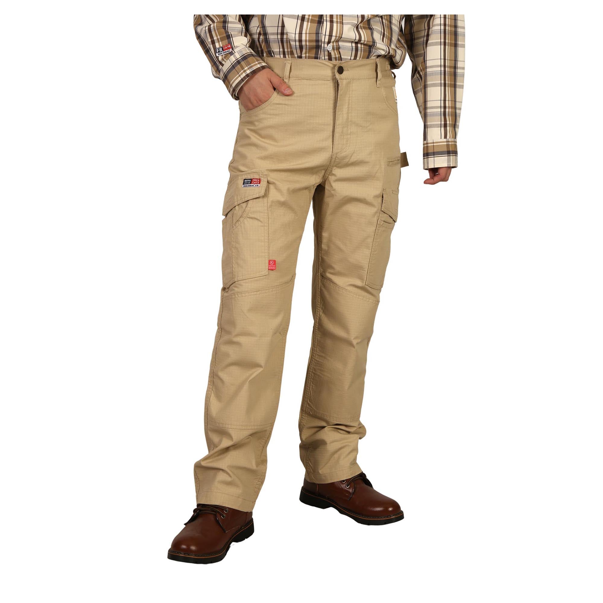 Light Weight Rip Stop Cargo Pants-9 Pockets