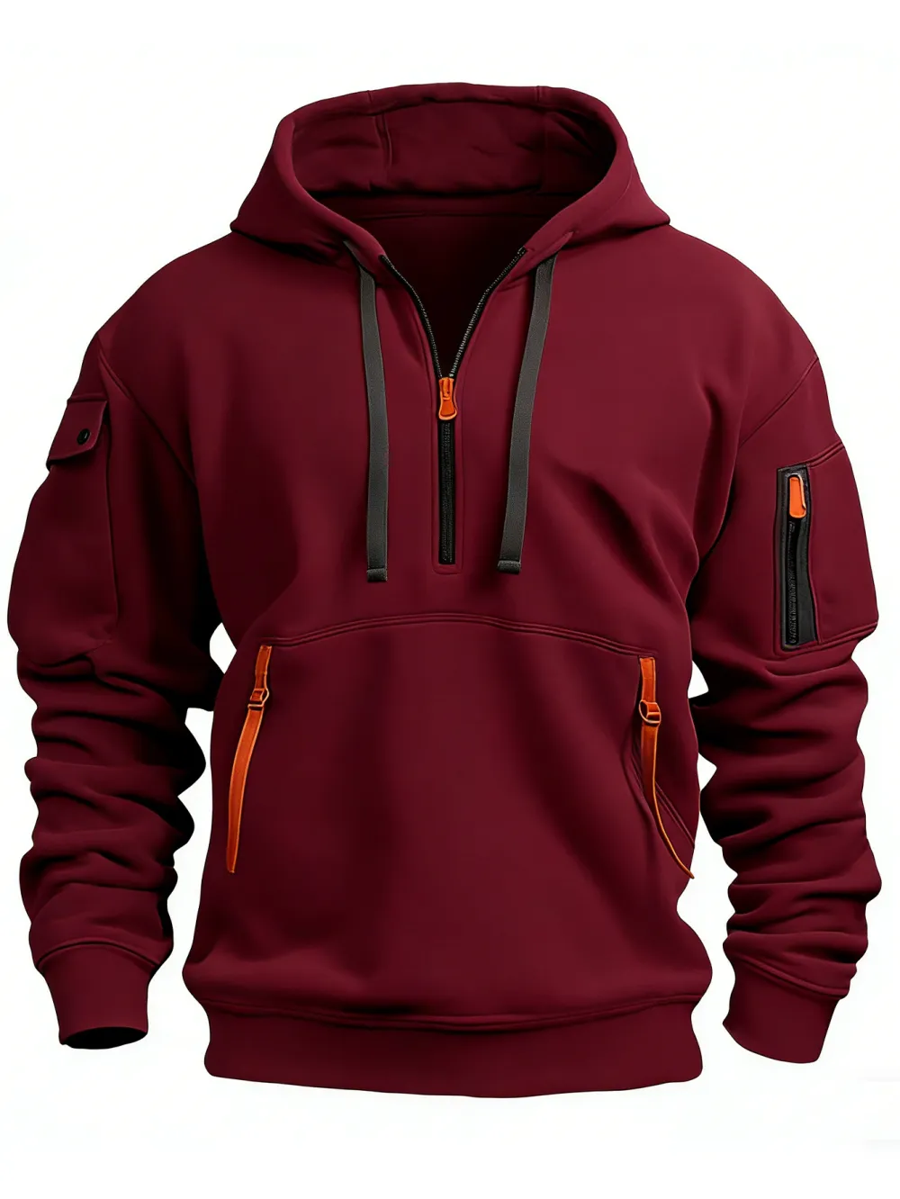 🔥Clearance sale!Men's autumn&winter hooded fashion sweatshirt with multiple pockets,