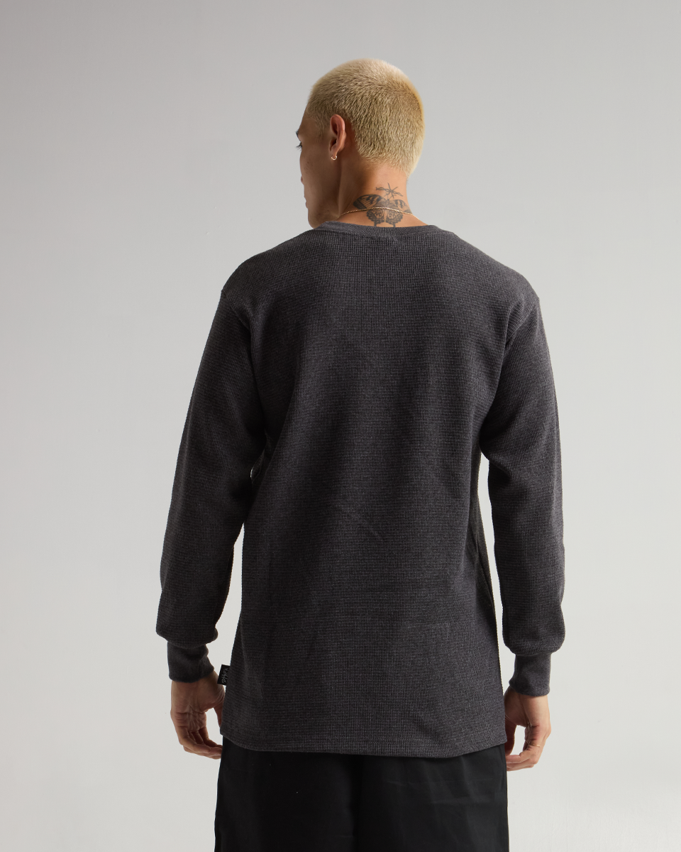 Christmas sale! 9.0oz Heavyweight Waffle Long Sleeve Therma