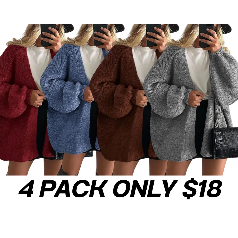 🔥Last Day 95% OFF🔥Women's Oversized Cardigan Sweater