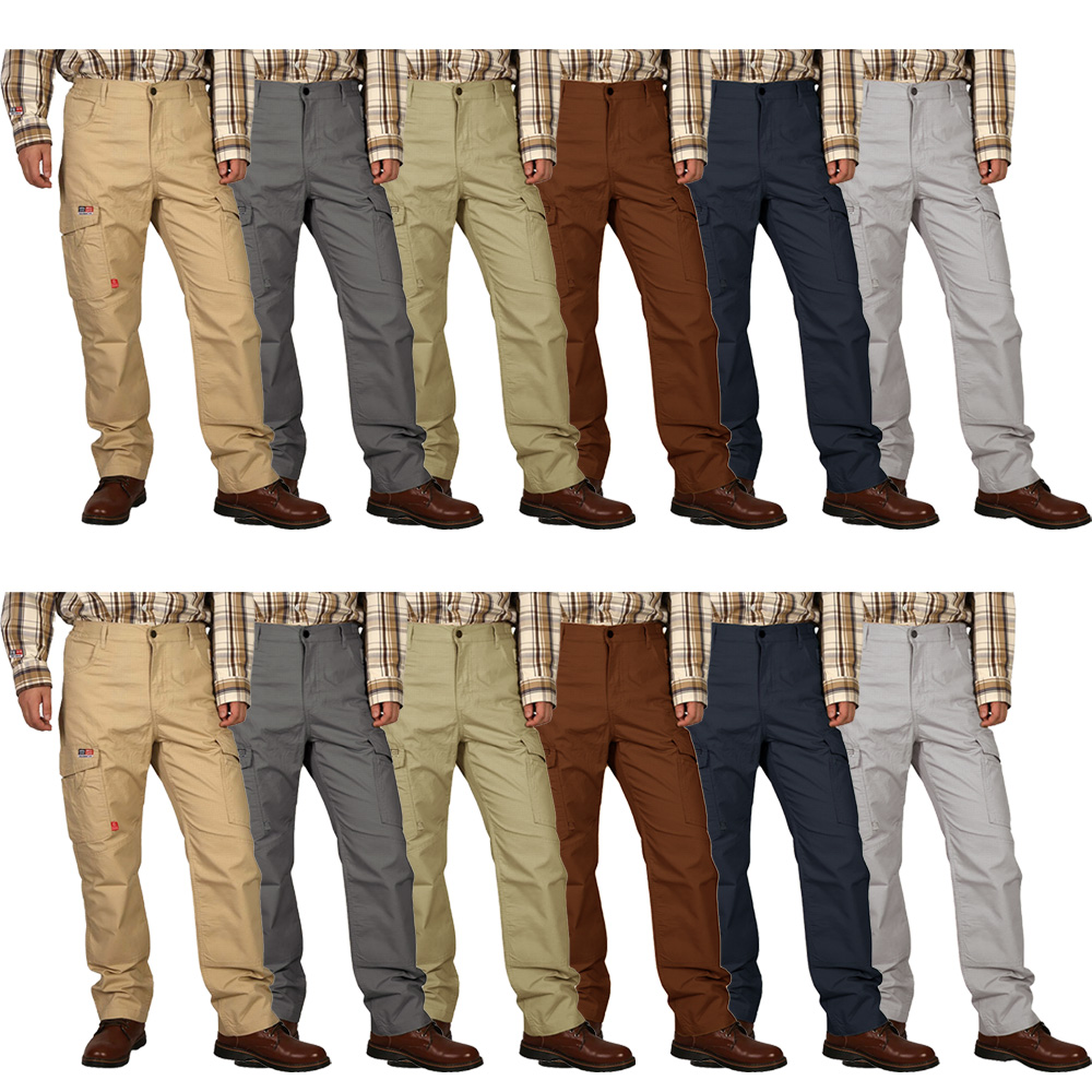 Light Weight Rip Stop Cargo Pants-9 Pockets