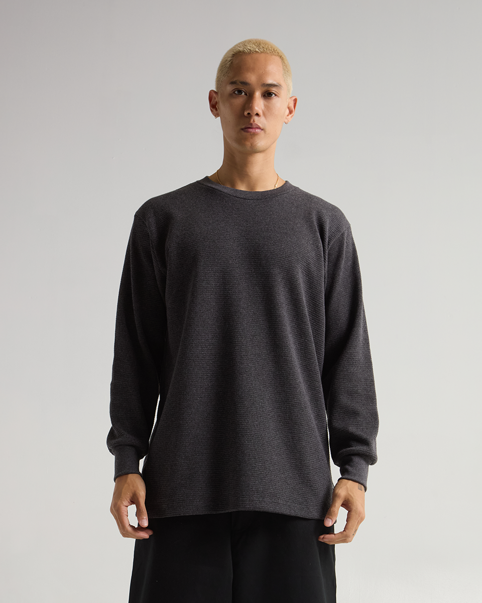 Christmas sale! 9.0oz Heavyweight Waffle Long Sleeve Therma