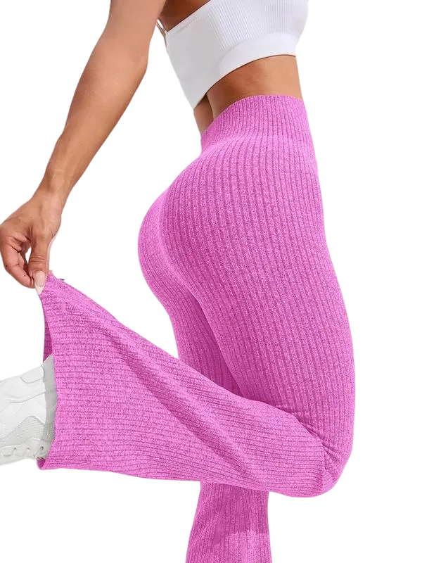 Women's Solid High Waist Sports Leggings