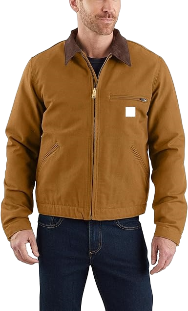 🏆Men's product sells best first 🔥Detroit Jacket 🧥 Men's 103828 Blanket-Lined Work Coat