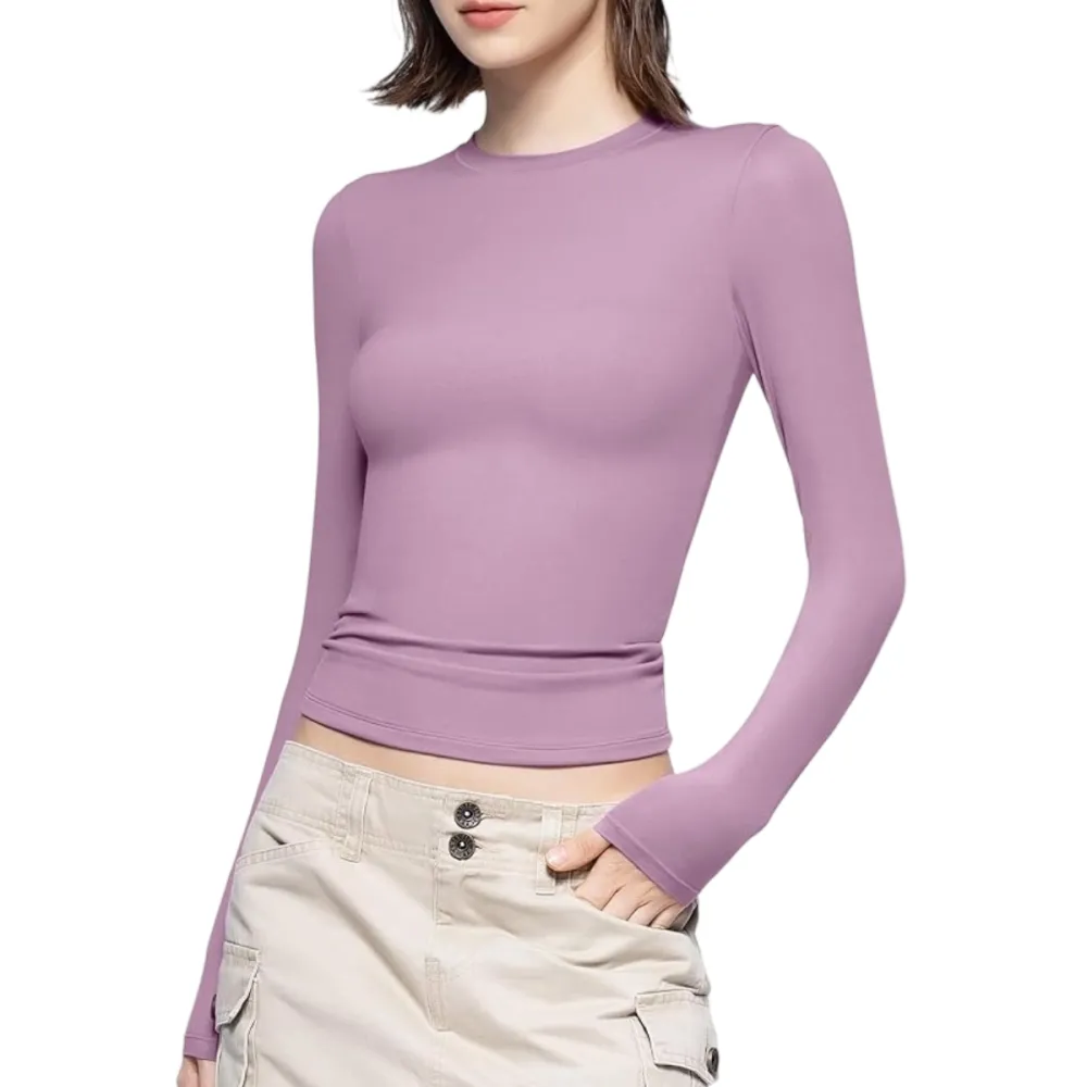 Women's Long Sleeve Double Layer Compression Tee