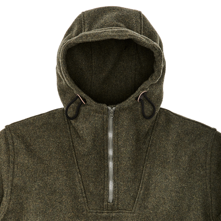 Tin Cloth Short Lined Cruiser Jacket - Mackinaw Wool Anorak - Tin Cloth Short Lined Cruiser Jacket