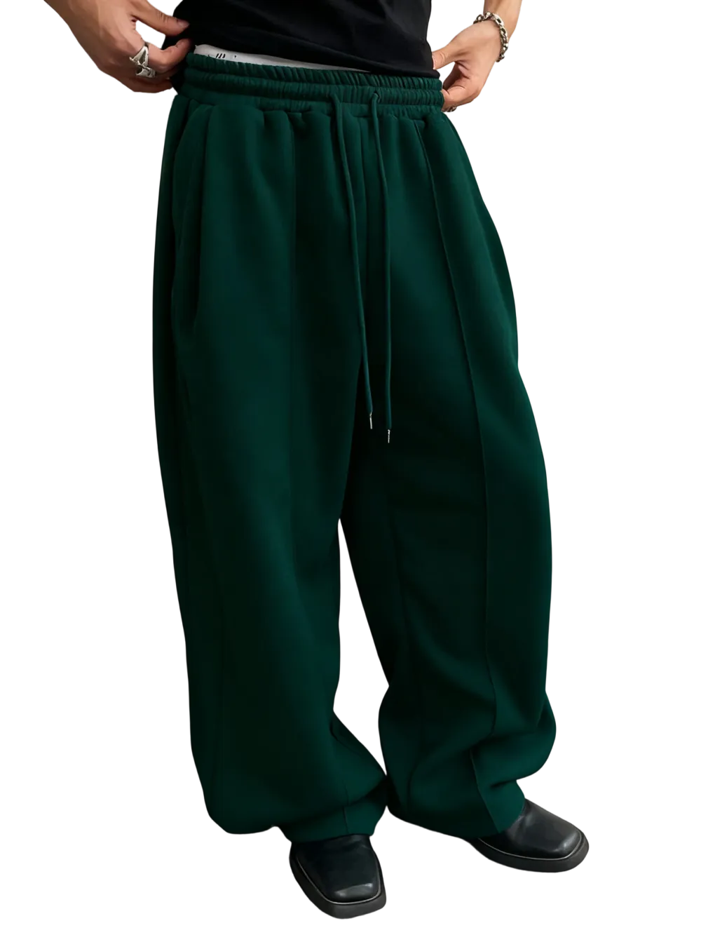 Men's Baggy Sweatpants with Drawstring Waist