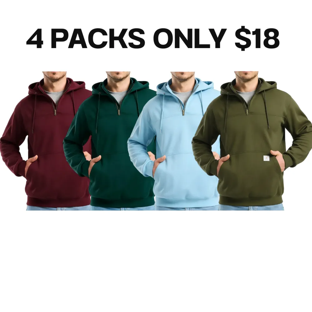 🔥Last Day 95% OFF🔥Men’s Water-Resistant Fleece Work Hoodie