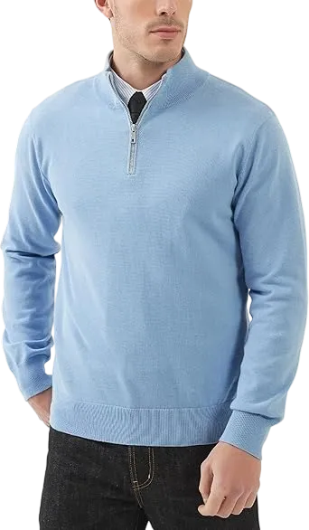 🔥Last Day 95% OFF🔥Men's Quarter Zip Knit Sweater