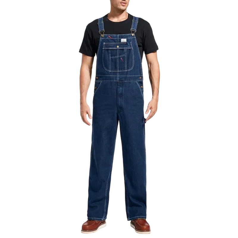 Men's Denim Overalls with Adjustable Straps